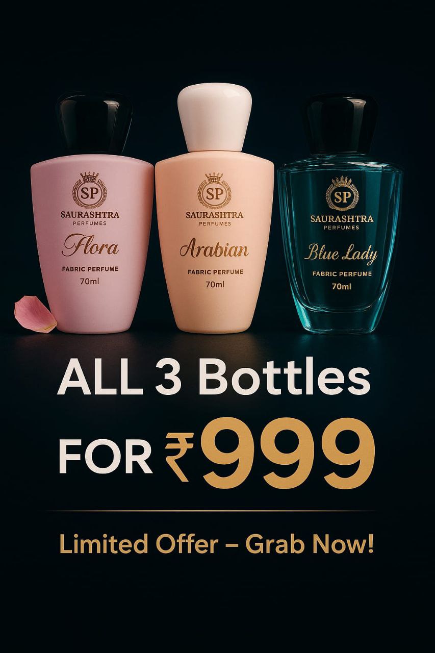 3 Perfumes at ₹999